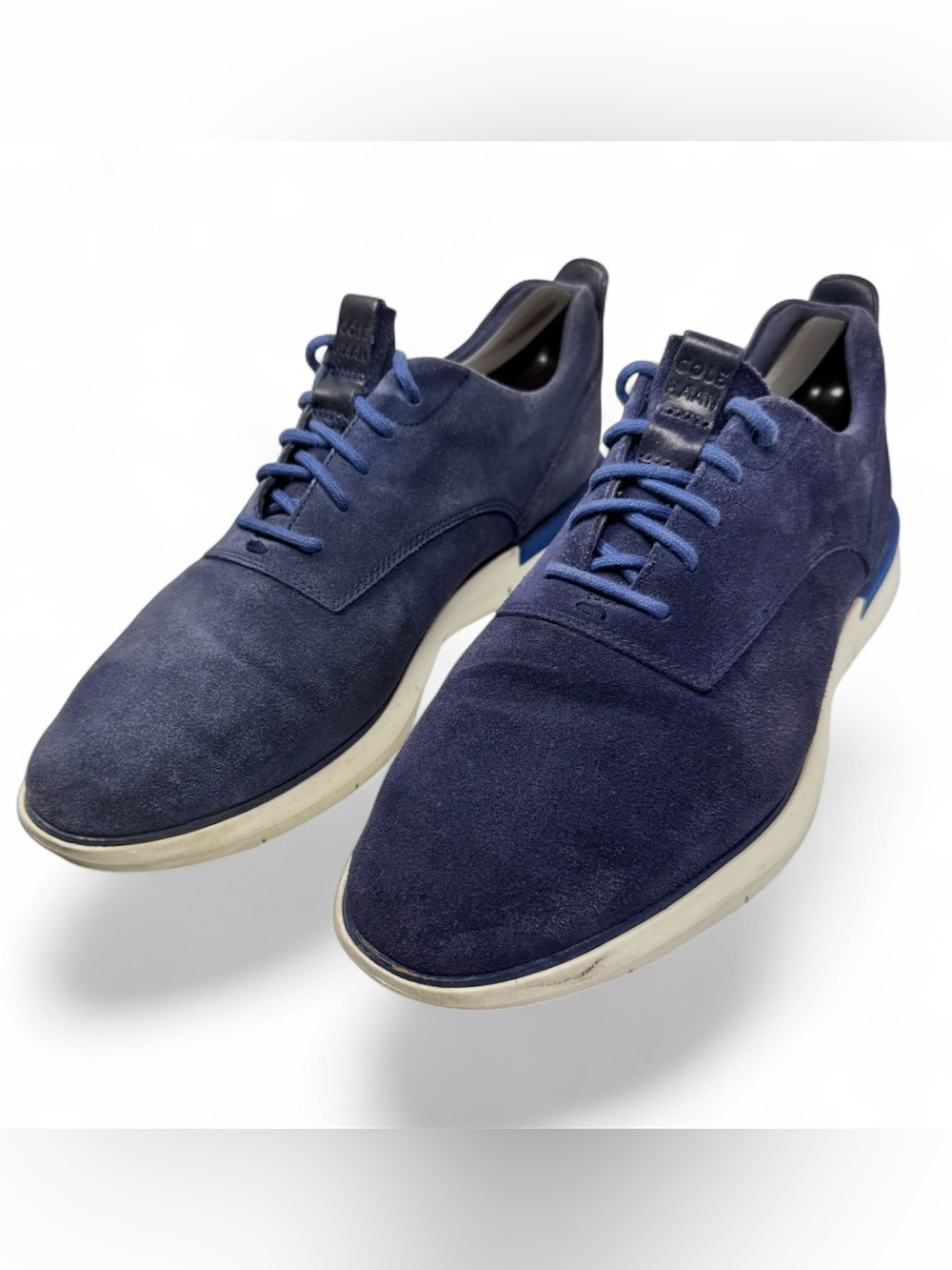 Cole Haan Grand Horizon Oxford II C26362 Navy Suede Shoes Men’s 9.5 M GrandOS